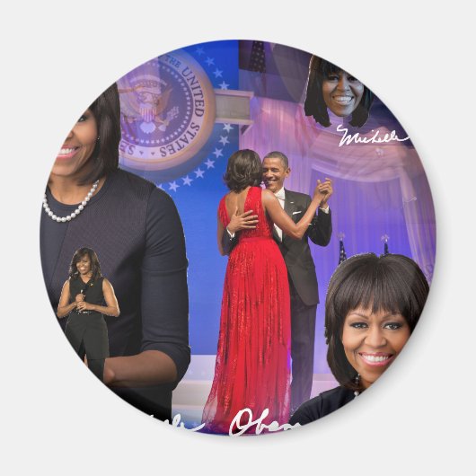 Michelle Obama Magneet (Voorkant)