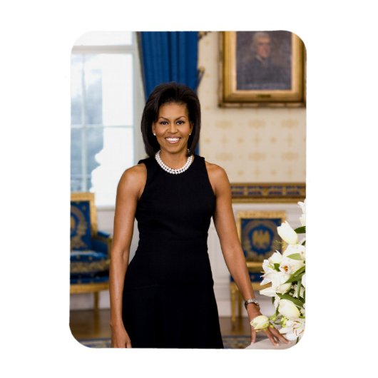 Michelle Obama Magnet Magneet (Verticaal)