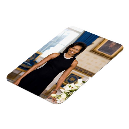 Michelle Obama Magnet Magneet (Linkerzijde)