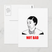 Michelle Obama Not Bad Meme Briefkaart (Voorkant / Achterkant)