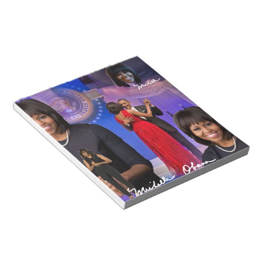 Michelle Obama Notitieblok (Schuin)