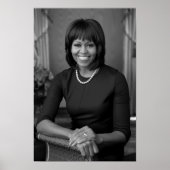 Michelle Obama Officieel portret - 2013 Poster (Voorkant)