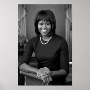 Michelle Obama Officieel portret - 2013 Poster