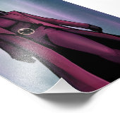 Michelle Obama Plum Coat (eerste opening) Foto Afdruk (Hoek)