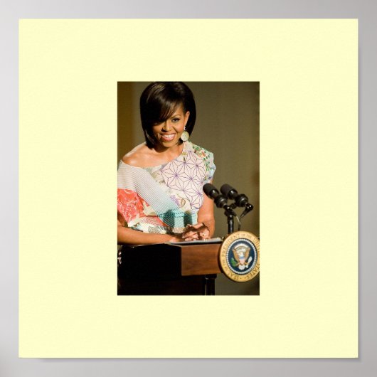 MICHELLE OBAMA POSTER (Voorkant)