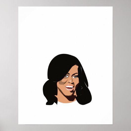 Michelle Obama Print (Voorkant)