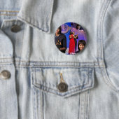 Michelle Obama Ronde Button 5,7 Cm (In situ)
