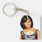 MICHELLE OBAMA SLEUTELHANGER (voorkant)
