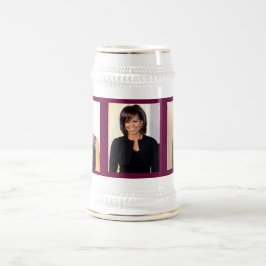 MICHELLE OBAMA stein Bierpul