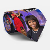 Michelle Obama Stropdas (Opgerold)
