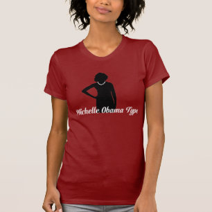 Michelle Obama Type T-shirt, Red T-shirt