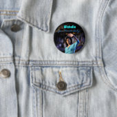Michelle Obama voor de Button van First Lady (In situ)