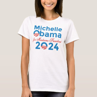 Michelle Obama voor het President Madame 2024 T-shirt
