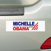 Michelle Obama Voor President 2016 Bumpersticker (Op auto)