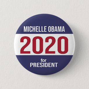 Michelle Obama Voor President 2020: Verkiezing VS Ronde Button 5,7 Cm