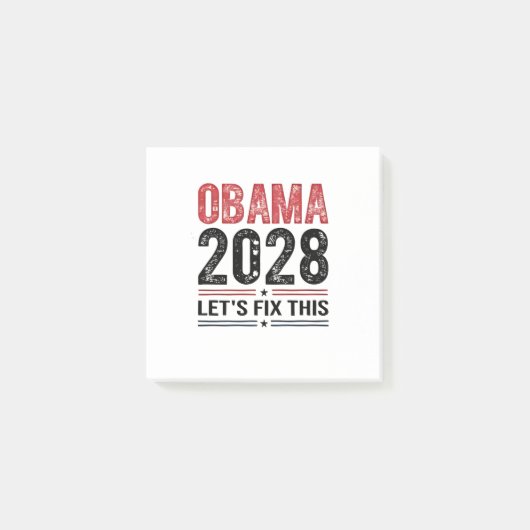 Michelle Obama voor President Obama 2028 Post-it® Notes (Voorkant)