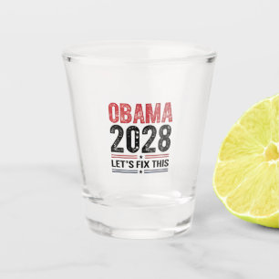 Michelle Obama voor President Obama 2028 Shot Glas