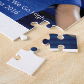 Michelle Obama "We gaan hoog", collectief verkrijg Legpuzzel (Zijkant)