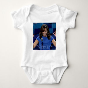 Michelle Obama "We Go High" Verzamelaarsobject Romper