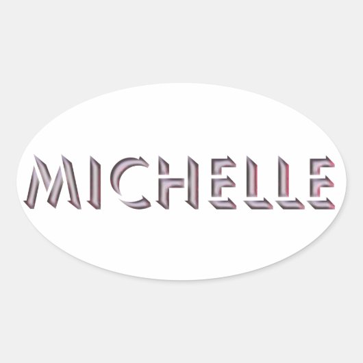 Michelle sticker naam (Voorkant)