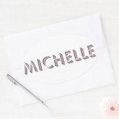Michelle sticker naam (Envelop)