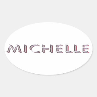 Michelle sticker naam