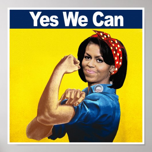 MICHELLE THE RIVETER - JA WE KUNNEN.png Poster (Voorkant)