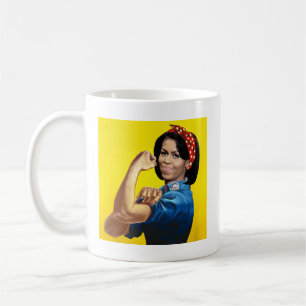 MICHELLE THE RIVETER.png Koffiemok