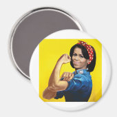 MICHELLE THE RIVETER -.png Magneet (Voorkant / Achterkant)