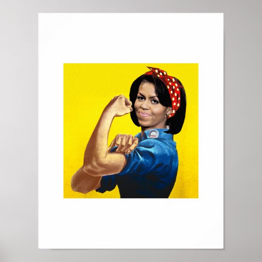 MICHELLE THE RIVETER.png Poster (Voorkant)