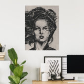 Michelle Weldy: Zonder titel #6 Poster (Thuiskantoor)