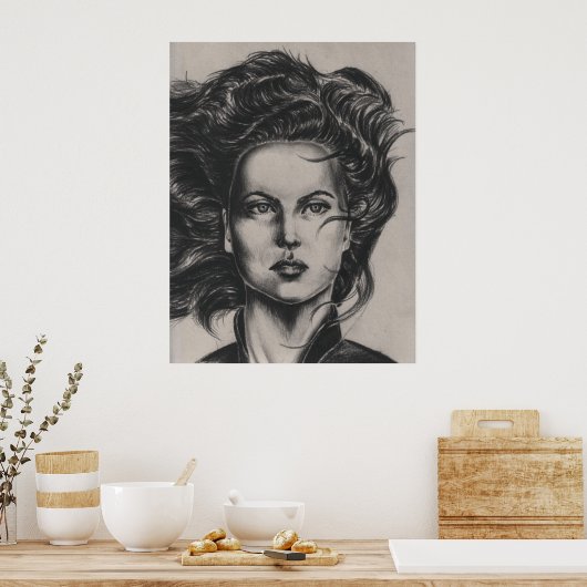 Michelle Weldy: Zonder titel #6 Poster (Keuken)