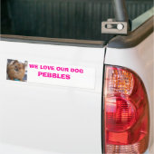 Michelle's Dog Bumpersticker (Op Truck)