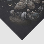 Michelle's fladderende maan, prachtige mot tissuepapier (Detail)