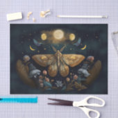 Michelle's Flutterende Maan, Gouden Moth Tissuepapier (Craft)