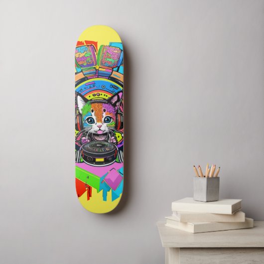 Michi a todo Ritmo Persoonlijk Skateboard (Muurkunst)