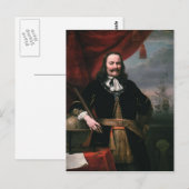 Michiel de Ruyter Briefkaart (Voorkant / Achterkant)