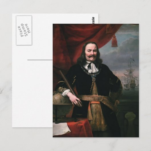 Michiel de Ruyter Briefkaart (Voorkant / Achterkant)