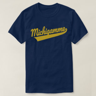Michigamme 150 Gold Script T-shirt