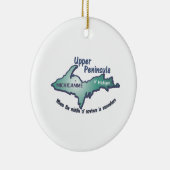 Michigamme op het Boven schiereiland, midden in he Keramisch Ornament (Rechts)