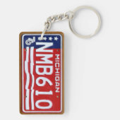 Michigan 1976 Bord Sleutelhanger (achterkant)