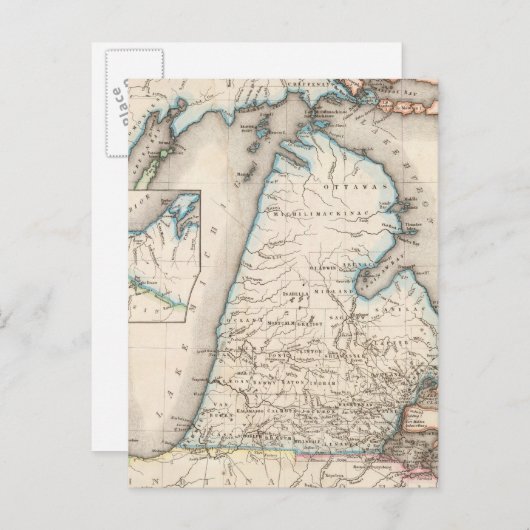 Michigan 2 briefkaart (Voorkant / Achterkant)