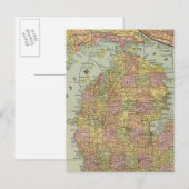 Michigan 3 briefkaart (Voorkant / Achterkant)