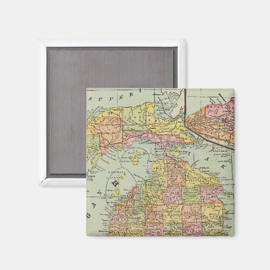 Michigan 3 magneet (Voorkant / Achterkant)