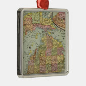 Michigan 3 metalen ornament (Rechts)