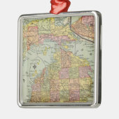 Michigan 3 metalen ornament (Links)