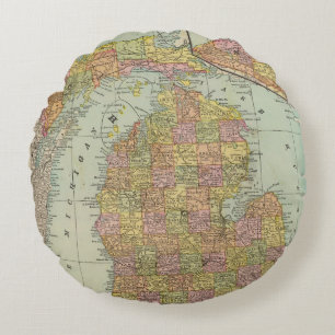 Michigan 3 rond kussen