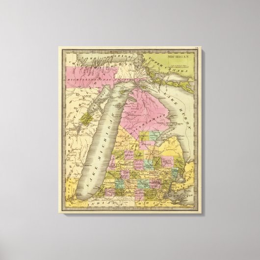 Michigan 4 canvas afdruk (Voorkant)