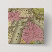 Michigan 5 vierkante button 5,1 cm (Voorkant)