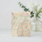 Michigan 7 briefkaart (Staand voorkant)